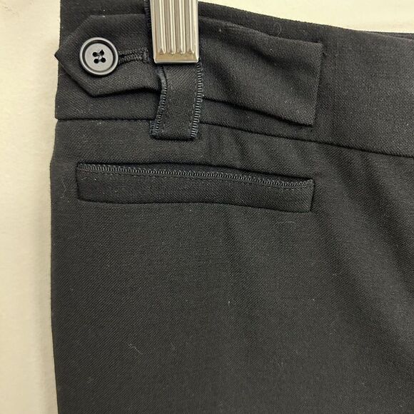 Ann Taylor Classic Black Dress Pants Professional Work Wear Straight Leg Wool - Picture 4 of 6